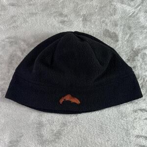 Simms Windstopper Fleece Beanie Hat Black Gore Windstopper One Size